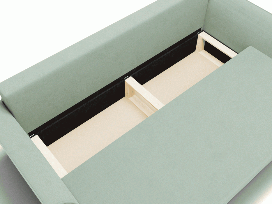 Диваны еврокнижки, Прямой диван Пандора,еврокнижка,велюр