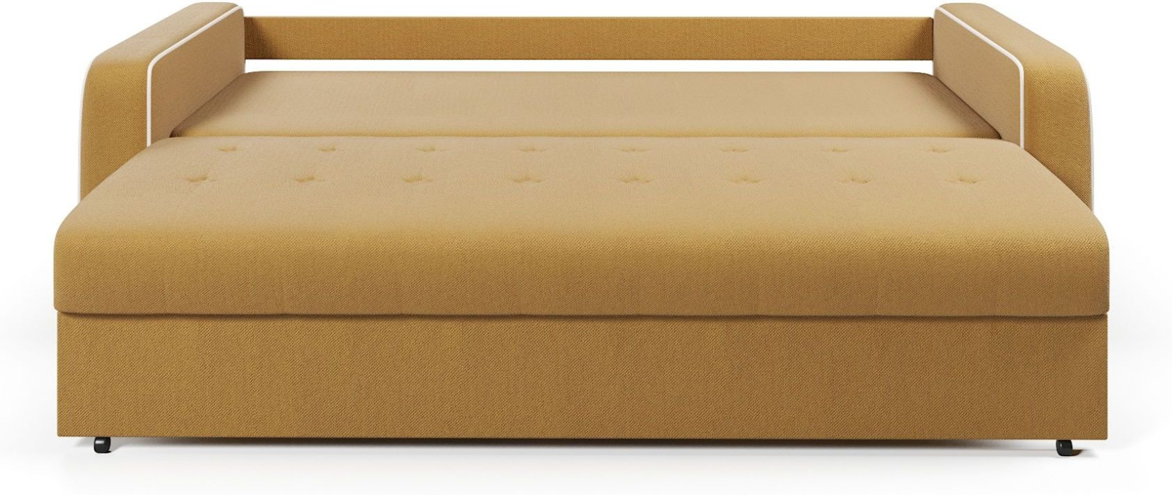 Диваны еврокнижки, Диван-кровать прямой Атланта с кантом еврокнижка,велюр