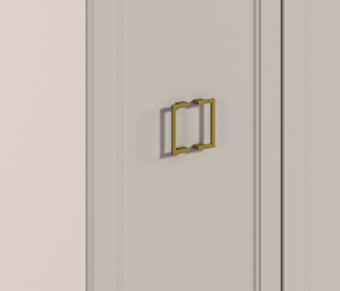 Шкаф Макс 4х дверный с фасадами Ассоль Кашемир серый