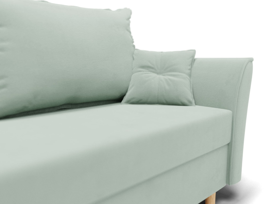 Диваны еврокнижки, Прямой диван Наоми,еврокнижка,велюр