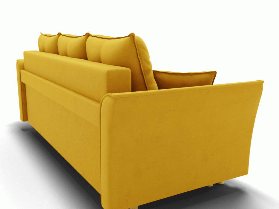 Диваны еврокнижки, Прямой диван Пандора,еврокнижка,велюр