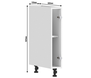 Регина корпус для стола 1 дв 15х82 см