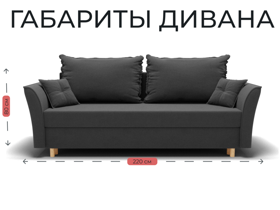 Диваны еврокнижки, Прямой диван Наоми,НПБ,еврокнижка,велюр