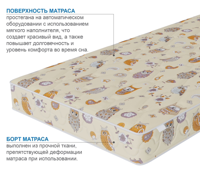 Матрасы, Матрас Здоровый сон-Мишутка 800х1600