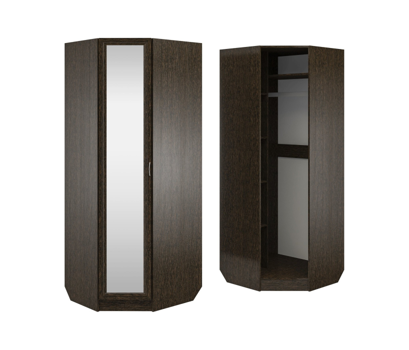 Угловые шкафы, Шкаф угловой ШК-1/5 с зеркалом