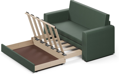 Диван-кровать Санта выкатной, велюр