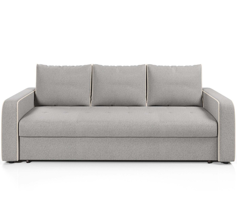 Диваны еврокнижки, Диван-кровать прямой Атланта с кантом еврокнижка,велюр