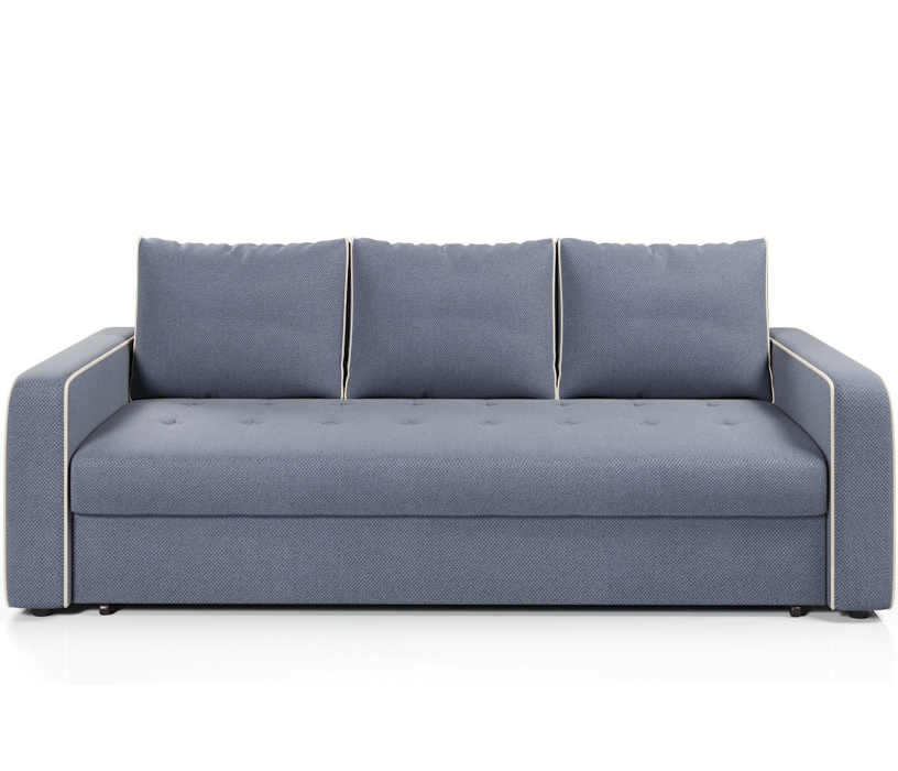 Диваны еврокнижки, Диван-кровать прямой Атланта с кантом еврокнижка,велюр