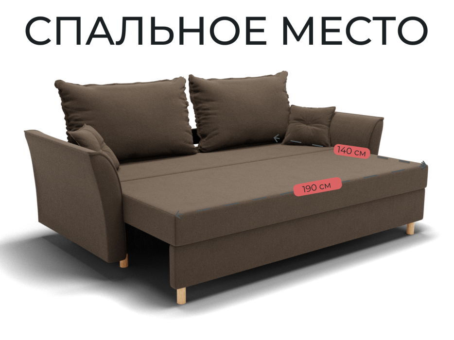 Диваны еврокнижки, Прямой диван Наоми,НПБ,еврокнижка,велюр
