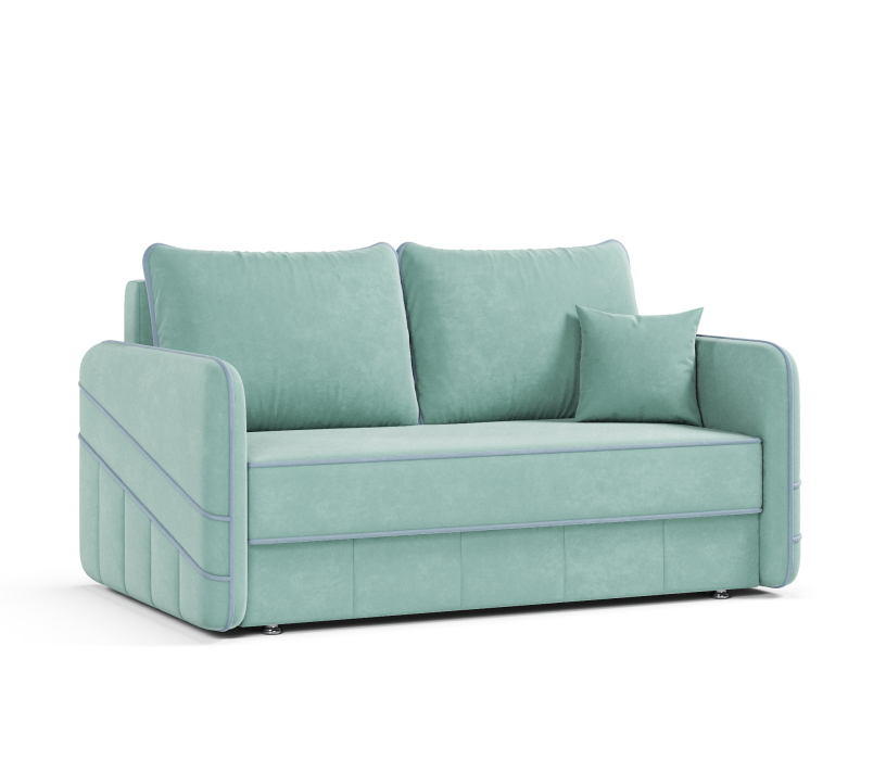 Детские диваны, Диван-кровать прямой Слимден, аккордеон-евро велюр