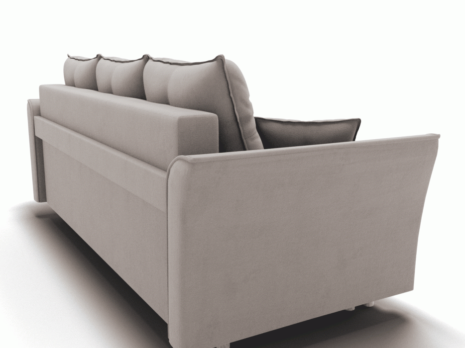 Диваны еврокнижки, Прямой диван Пандора,еврокнижка,велюр