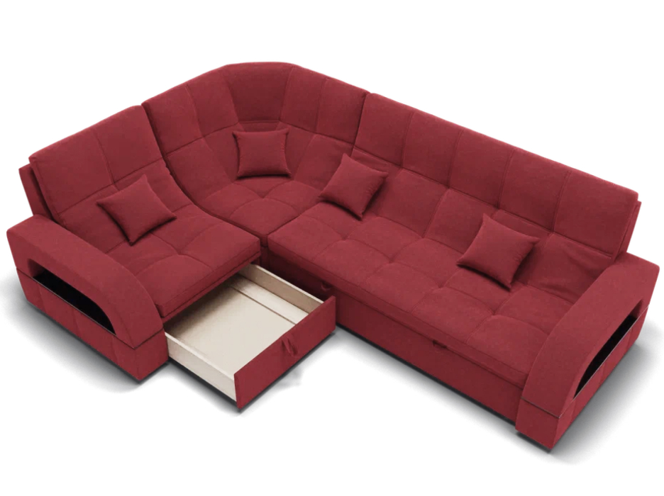 Диваны угловые в гостиную, Модульный диван Майами-3,микровелюр,антивандальная ткань,венеция