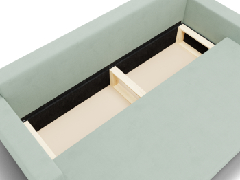 Прямой диван Адам,еврокнижка,велюр